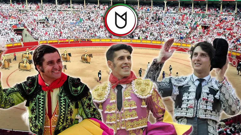 Martes 11 de julio.  Feria del Toro de San Fermín 2023. Toros de Núñez del Cuvillo para Morante de la Puebla, Alejandro Talavante y Roca Rey. NAVARRA.COM