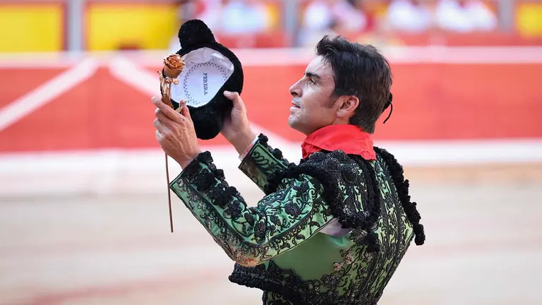 El diestro Miguel Angel Perera. EFE/J.P.Urdíroz