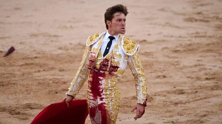 Jual Leal en la última corrida de la Feria del Toro de San Fermín 2023 con toros de Miura PABLO LASAOSA