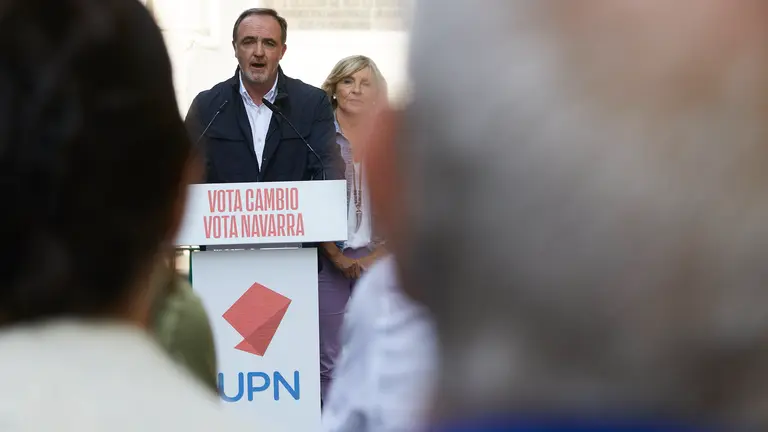Acto de cierre de campaña de UPN. IÑIGO ALZUGARAY