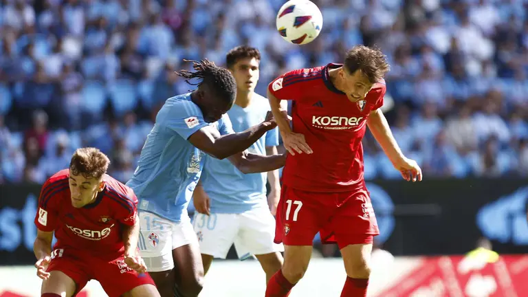 Primer partido de La Liga 2023-24 entre el Celta de Vigo y Osasuna. C.A. OSASUNA