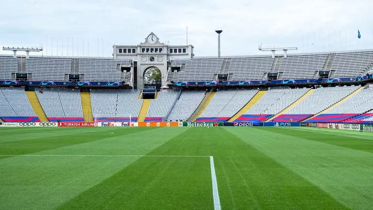 Vista general del estadio Olímpico de Montjuic en Barcelona. Marc Graupera Aloma / AFP7 / Europa Press.