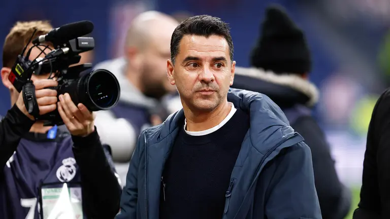 Míchel Sánchez es el entrenador del Girona CF. Óscar J. Barroso / AFP7 / Europa Press.