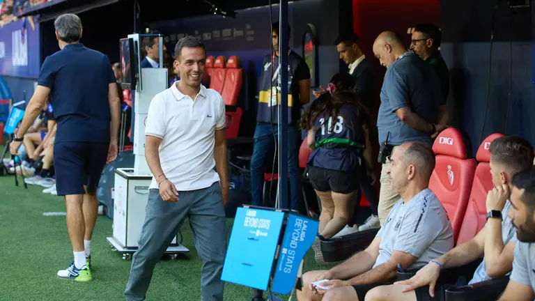 Borja Jiménez durante el partido de liga entre CA Osasuna y CD Leganés disputado en el estadio de El Sadar en Pamplona. IÑIGO ALZUGARAY