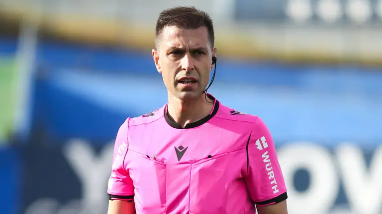 El árbitro cántabro de primera división Adrián Cordero Vega. Irina R. Hipolito/AFP7 / Europa Press