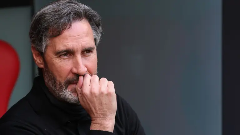 Vicente Moreno en el banquillo de Osasuna. AFP7 / EUROPA PRESS