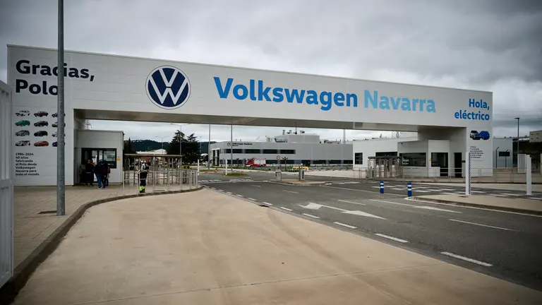 Puerta de entrada de Volkswagen Navarra. PABLO LASAOSA