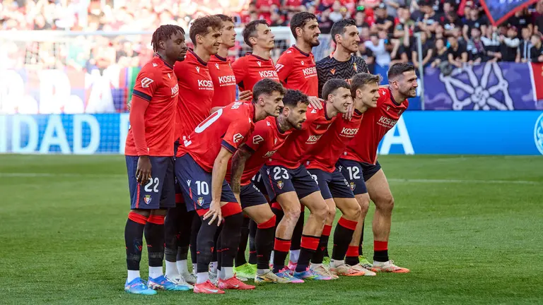 Partido de La Liga EA Sports entre CA Osasuna y Sevilla FC disputado en el estadio de El Sadar en Pamplona. IÑIGO ALZUGARAY