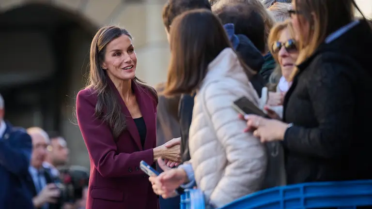 La Princesa Leonor, acompañada de los Reyes Felipe y Letizia, inicia en el Palacio de Navarra una visita a la Comunidad foral que se prolongará durante el viernes y el sábado. 
PABLO LASAOSA