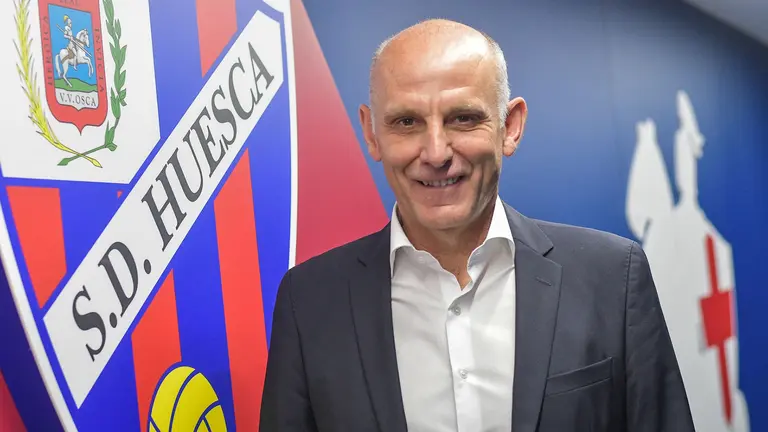 El madrileño Ángel Martín González es el director deportivo del equipo maño. SD Huesca.