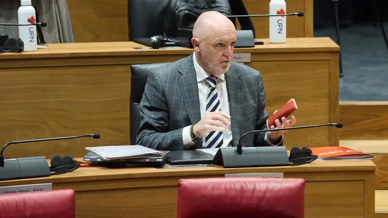 Pleno del Parlamento de Navarra. Esparza. NAVARRA.COM