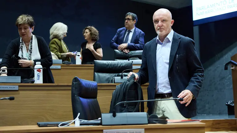 Javier Esparza en el Pleno del Parlamento de Navarra. NAVARRA.COM