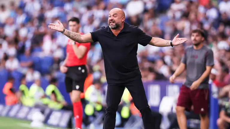 Manolo González es el entrenador del RCD Espanyol. Foto Europa Press.
