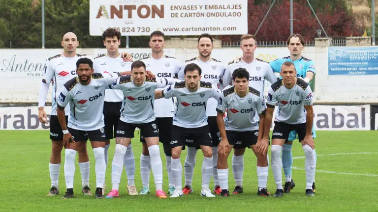 Equipo titular del Atlético Calatayud. Facebook At. Calatayud.