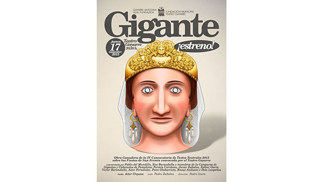 Cartel de la obra de teatro 'Gigante'.
