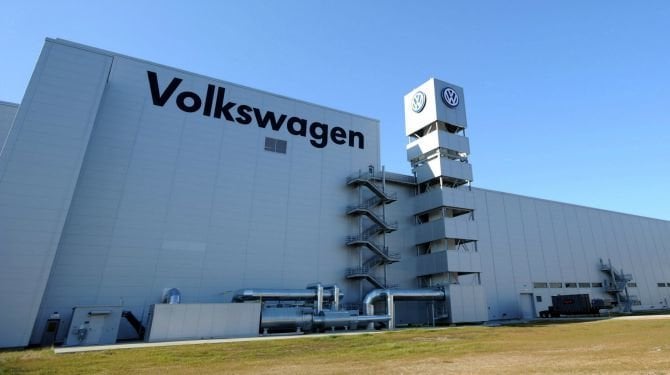 Fábrica de Volkswagen. Efe.