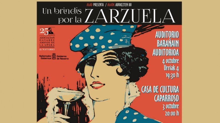 Cartel del espectáculo 'Un brindis por la Zarzuela'.