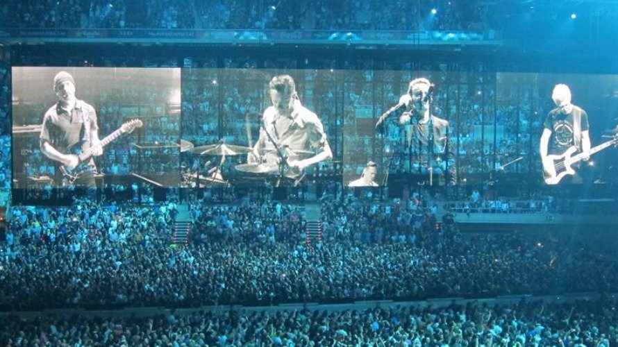U2 concierto en Barcelona.