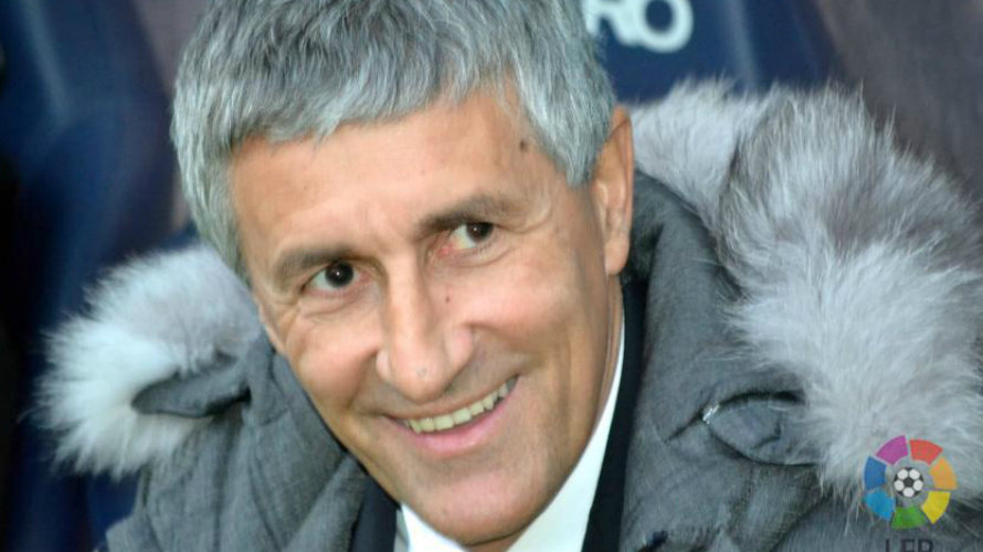 Quique Setién es el entrenador de la UD Las Palmas.