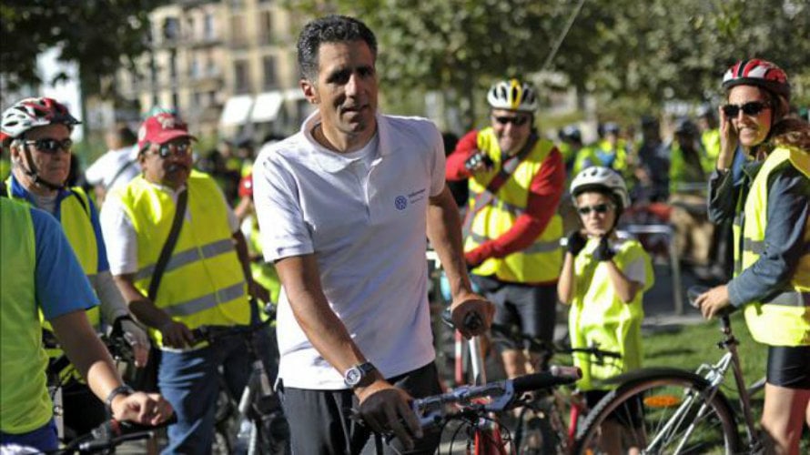 El ex-ciclista profesional Miguel Induráin. EFE.