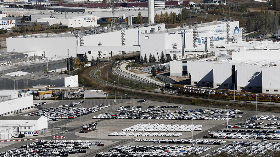La factoría de Volkswagen en Navarra. EFE/Jesús Diges