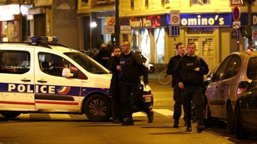 Policía francesa en los atentados de París. EFE.