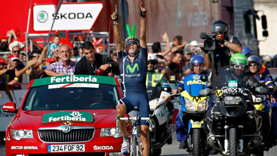Pablo Lastras llega vencedor en un final de etapa.