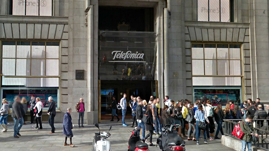 Telefónica en Madrid.