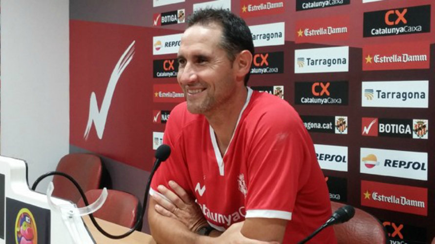 Vicente Moreno entrena al Nastic de Tarragona.