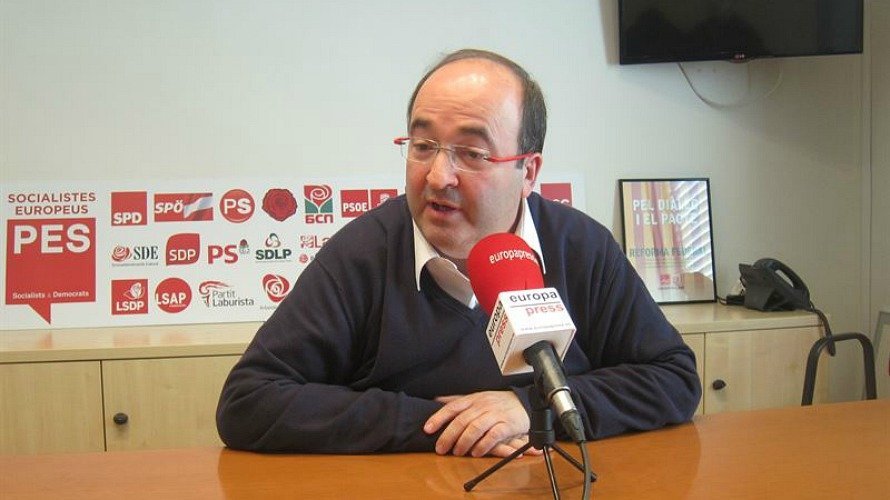 El primer secretario del PSC, Miquel Iceta. EP.