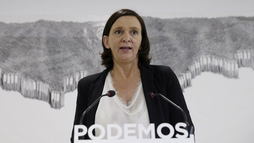 La secretaria de Análisis y Programa de Podemos, Carolina Bescansa. EFE.