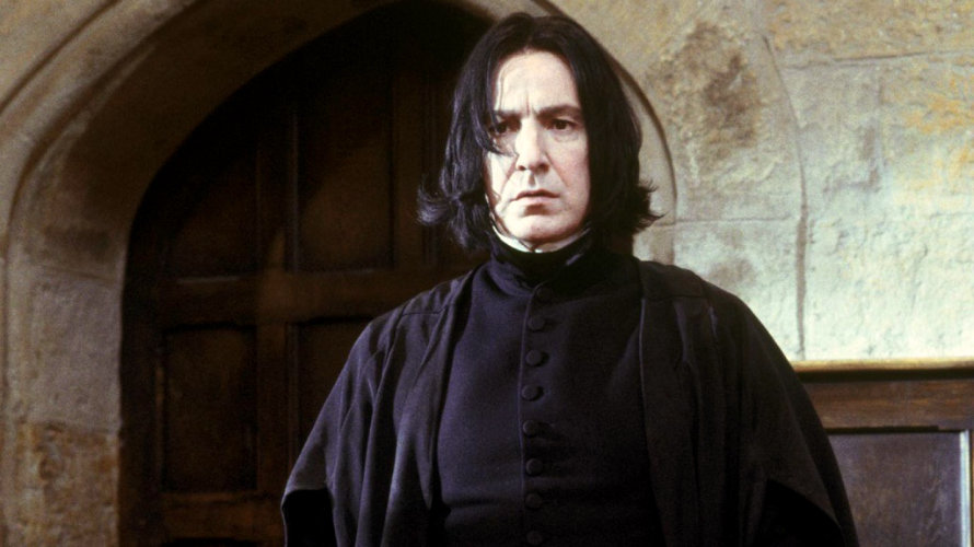 El actor británico Alan Rickman en el papel de Severus Snape.