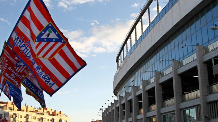 Exterior del estadio Vicente Calderón. Foto web At. Madrid.