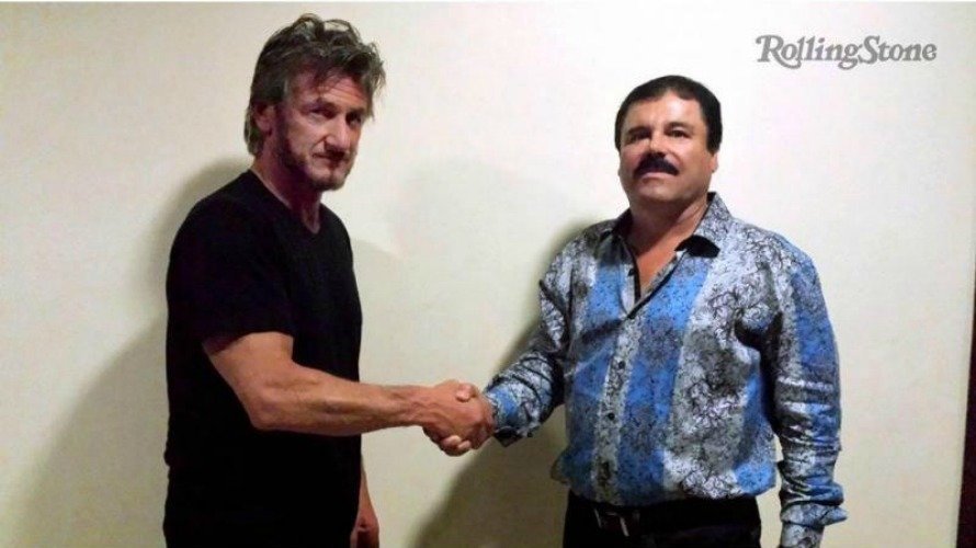 Sean Penn entrevista a El Chapo Guzmán para revista Rolling Stone.
