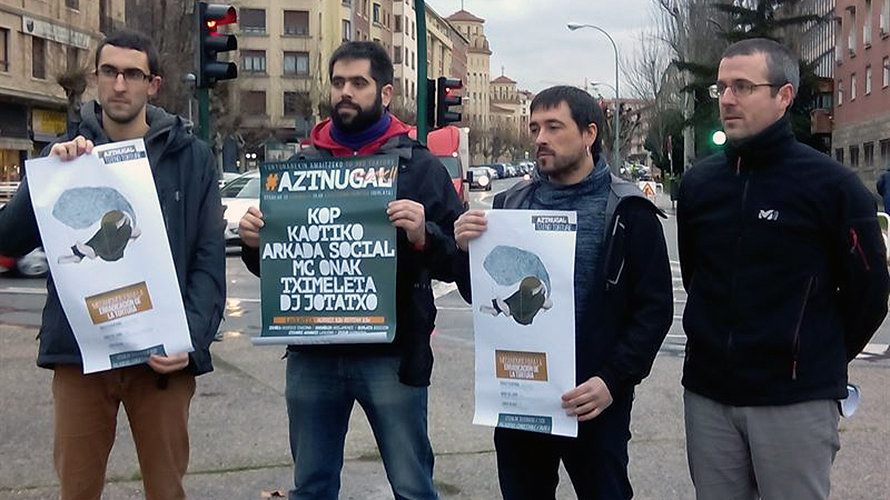 Acusados de pertenencia a Ekin programan varias conferencias en Pamplona contra la tortura