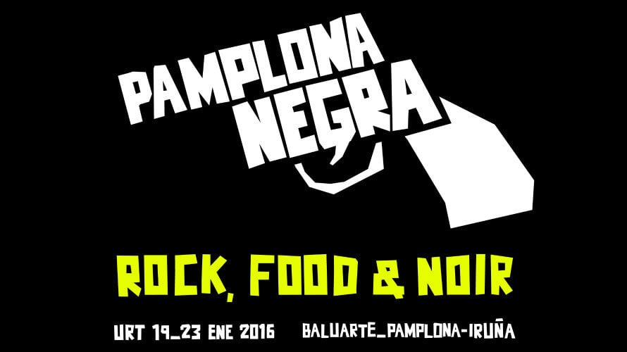 Cartel de la semana Pamplona Negra.