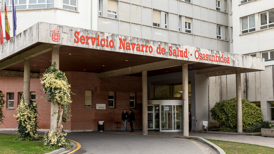 Hospital de Navarra en el Complejo Hospitalario de Navarra. IÑIGO ALZUGARAY