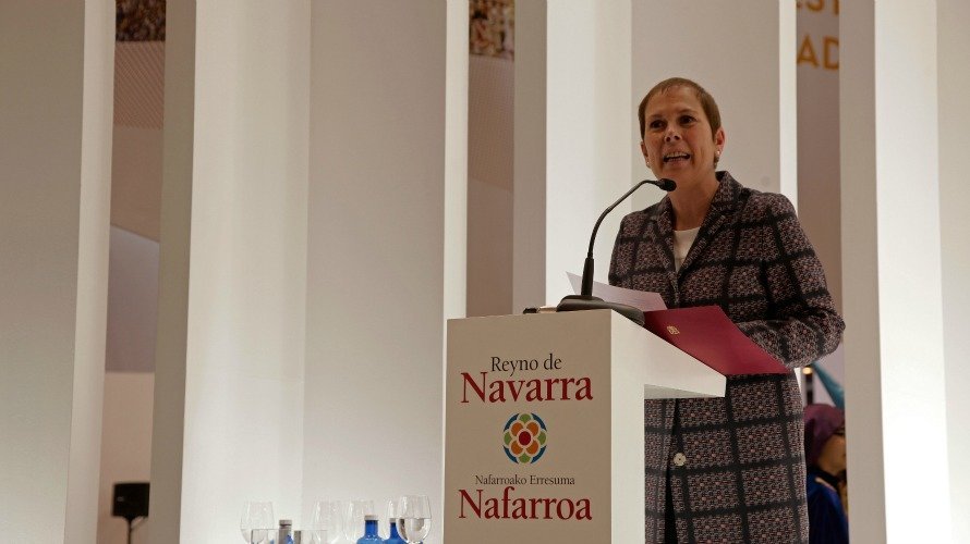 La presidenta de Navarra, Uxue Barkos.