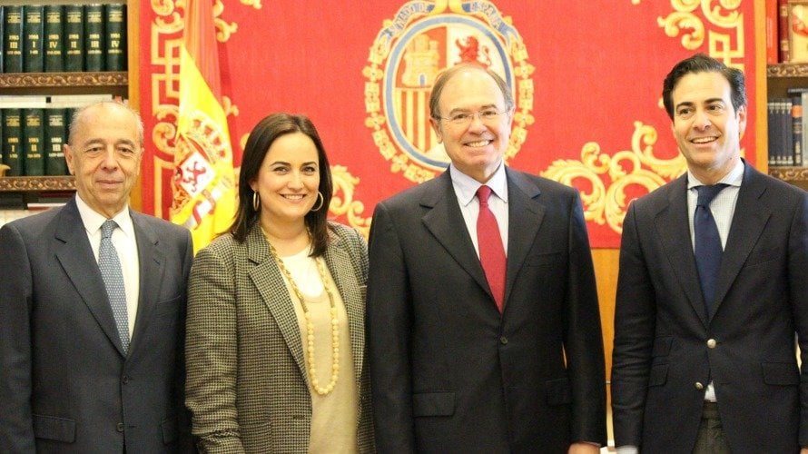 José Cruz Pérez Lapazarán, Cristina Sanz, Pío García Escudero y Pablo Zalba.