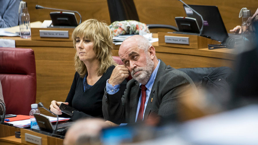 José Luis Mendoza, consejero de Educación. PABLO LASAOSA