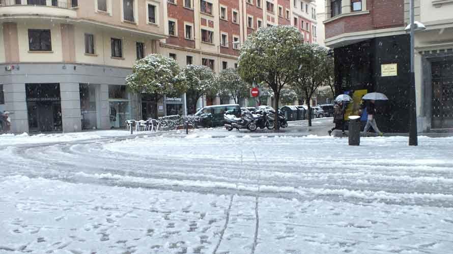 Nieve en Pamplona 2. S.REDÍN