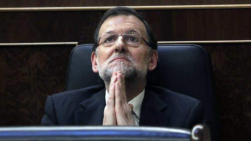 El presidente en funciones, Mariano Rajoy. (EP).