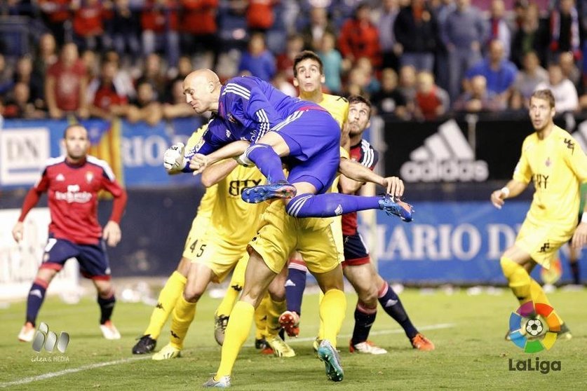 Osasuna perdió ante el Girona en la primera vuelta (0-1).