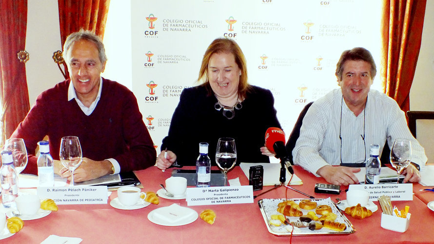 Raimon Pèlach, Marta Galipienzo y Aurelio Barricarte. S.REDÍN