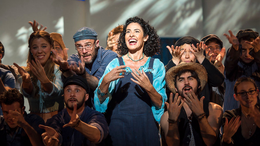 'Mamma Mia!' llega al escenario de Baluarte, con la artista Nina como protagonista. PABLO LASAOSA 6