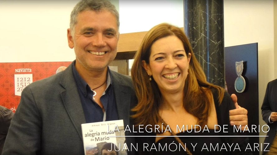 Juan Ramón y Amaya Ariz, de la Asociación Navarra de Autismo.