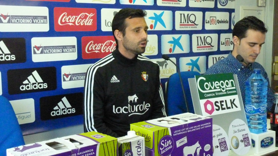 Miguel Flaño en rueda de prensa.
