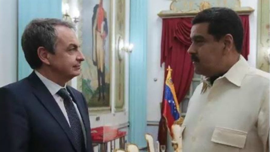 El presidente de Venezuela, Nicolás Maduro, ha recibido este miércoles (madrugada del jueves en España) al expresidente del Gobierno español José Luis Rodríguez Zapatero.