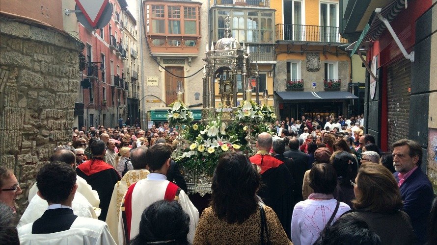 Procesión del Corpus Christi en Pamplona. LEIRE LIZARRAGA
