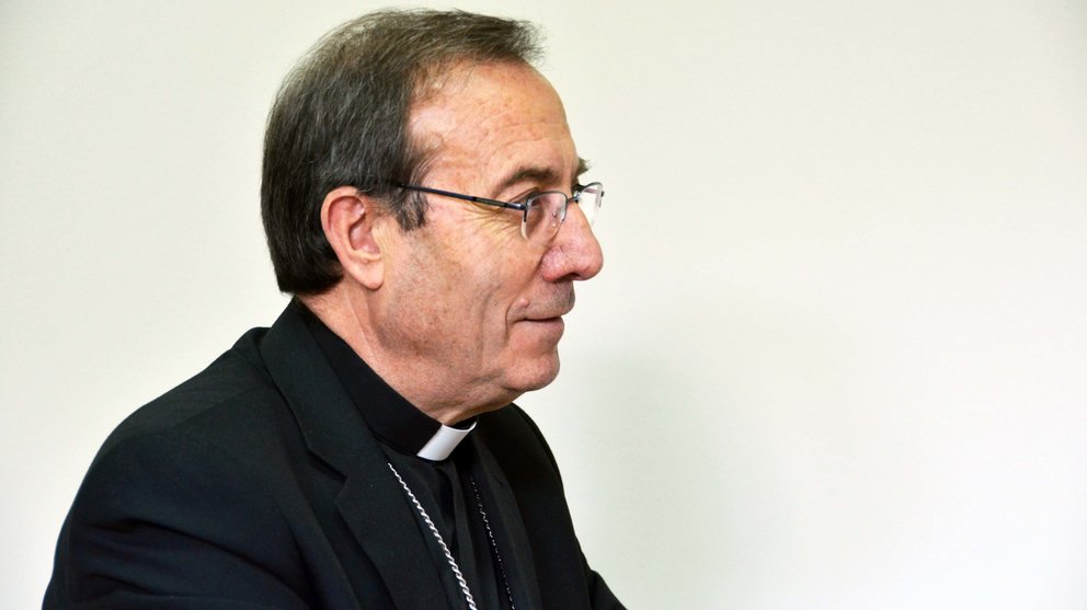 D. Francisco Pérez, Arzobispo de Pamplona y Obispo de Tudela. (Foto cedida por el Arzobispado) (6)